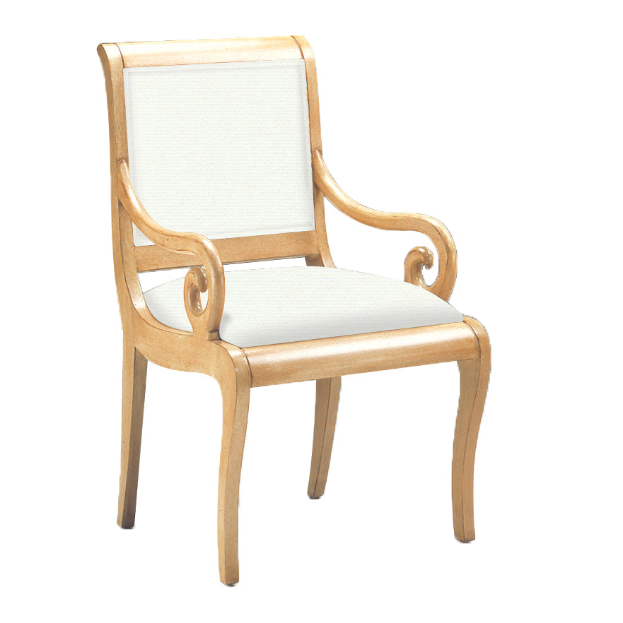Scroll Arm Chair