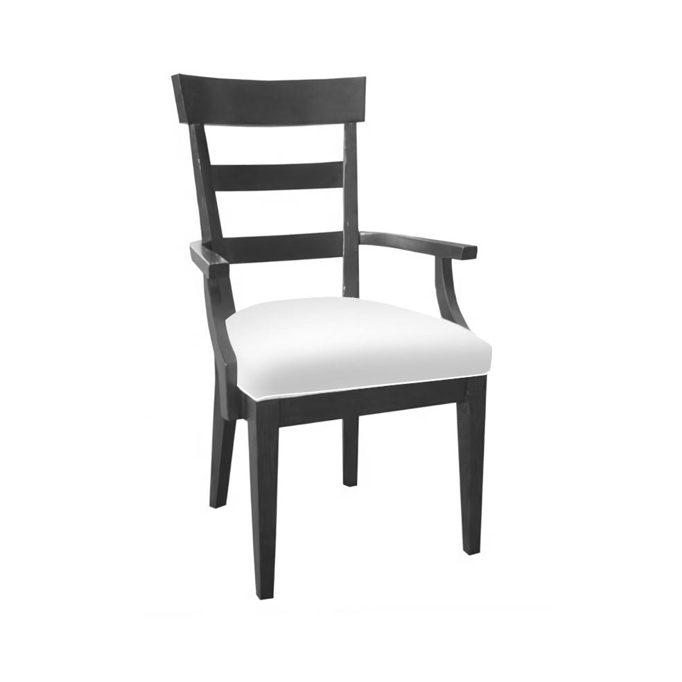 Montage Ladderback Upholstered Arm Chair