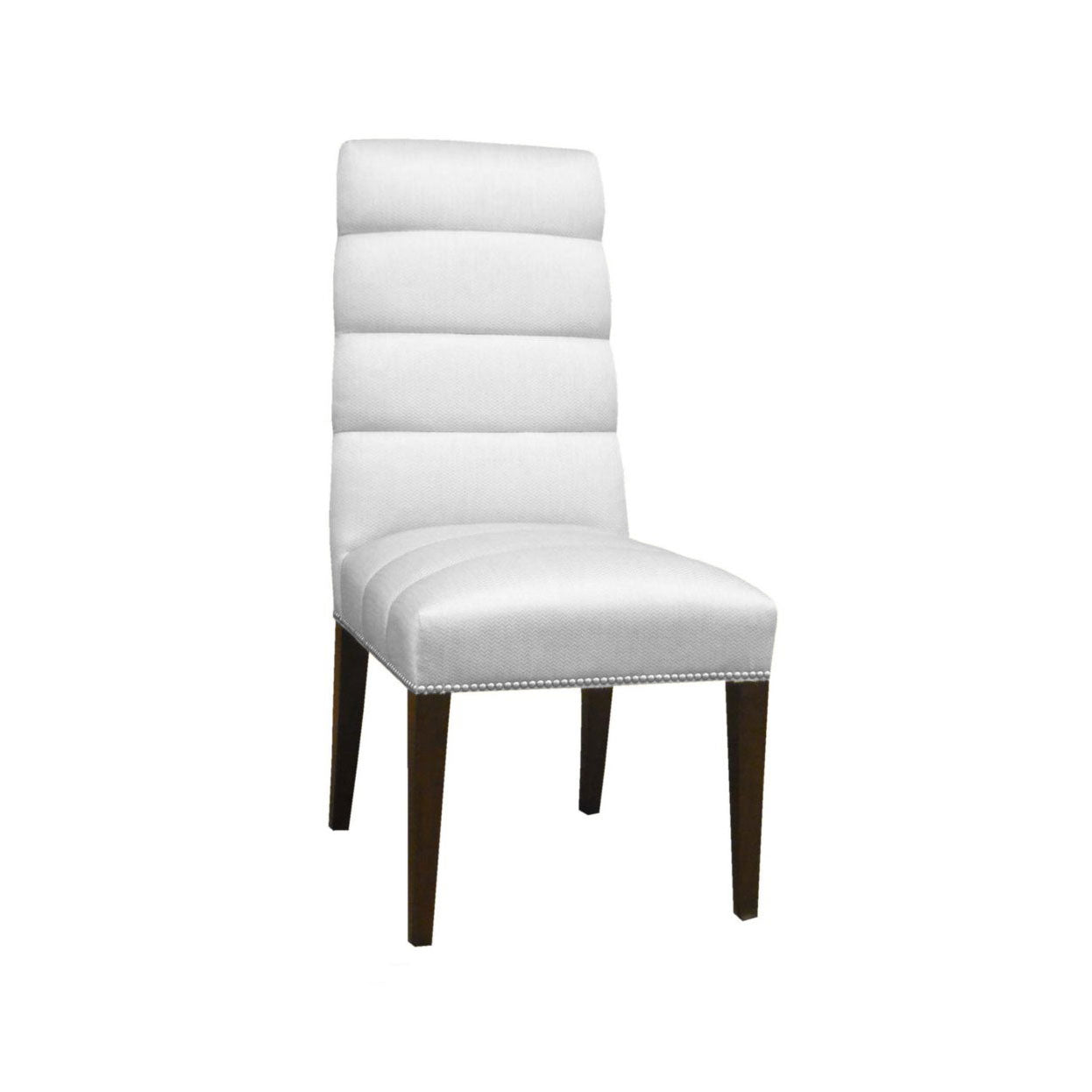 Horizontal Channeled Side Chair