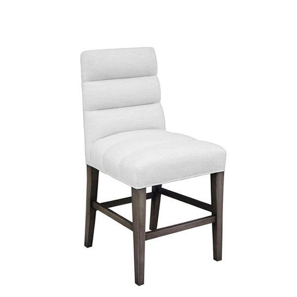 Horizontal Channeled Barstool (Counter Height)