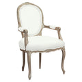 Carved Cameo Arm Chair
