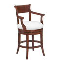 Veranda Swivel Barstool with Arms (Counter Height)