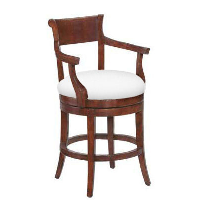 Veranda Swivel Barstool with Arms (Counter Height)