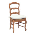 French Ladderback Rush Seat Side Chair