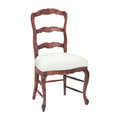 Ladderback Upholstered Seat Side Chair