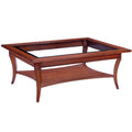 Veranda Cocktail Table with Glass Top