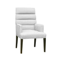 Horizontal Channeled Back Arm Chair